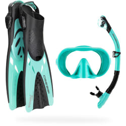 Cressi Musa Explorer Set Snorkeling Sets  Aqua Green  L/XL