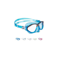 Kids Moon Snorkeling Mask, Blue/Orange, 5-10 Years