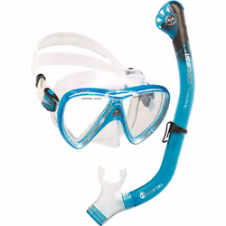 Cressi Ikarus & Orion Dry Translucent Aqua Clear/Translucent Aquamar