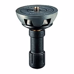 Manfrotto 520BALLSH 75mm Half Bowl Short, Black, 376 g