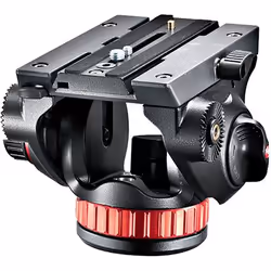 Manfrotto Pro Video tripod head Black, Red Aluminium Universal