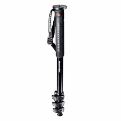 Manfrotto MPMXPROA4 camera monopod 1/4, 3/8" Aluminium Black