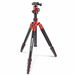 Manfrotto Element, 3 leg(s), Red, 145 cm, 1.6 kg