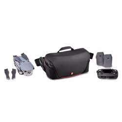 Manfrotto MB AV-S-M1 camera drone case Shoulder case Black, Red Nylon, Synthetics
