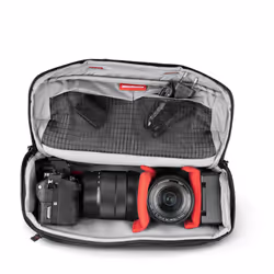 Manfrotto MB AV-S-M1 camera drone case Shoulder case Black, Red Nylon, Synthetics