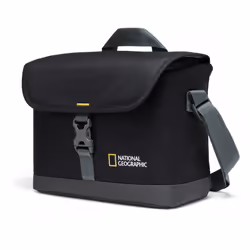 The Lowepro National Geographic Shoulder System Bag is designed for DSLRs or mirrorless cameras. with 2 additional lenses (de ...