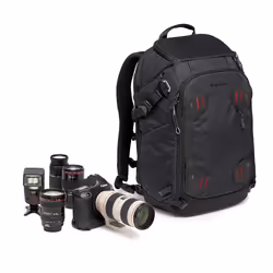 Manfrotto MB PL2-BP-ML-M, Backpack, Universal, Shoulder strap, Notebook compartment, Black