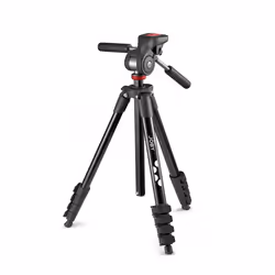 Joby Compact, 3 leg(s), Black, Red, 44 cm, 1.48 kg