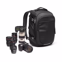 Manfrotto MB MA3-BP-GM, Backpack, Universal, Shoulder strap, Notebook compartment, Black