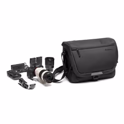 Manfrotto MB MA3-M-M, Messenger case, Universal, Shoulder strap, Notebook compartment, Black