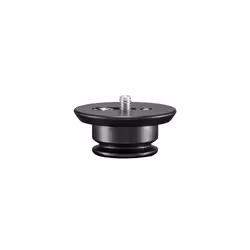Manfrotto MVAQR-PLATE, Mounting plate, Black, Aluminium, 1/4, 3/8", 50 mm, 22 mm