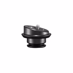 Manfrotto MVAQR-GIM-PLATE, Mounting plate, Black, Aluminium, 1/4, 3/8", 50 mm, 35 mm