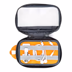 Lowepro GearUp Pouch Mini Purse Nylon, Polyester, Ripstop Grey, Orange