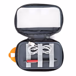 Lowepro GearUp Pouch Mini Purse Nylon, Polyester, Ripstop Grey, Orange - Additional view 6