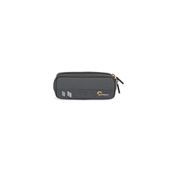 GearUp Memory Wallet 20, Compact Memory Card Organizer for CF, XQD and SD Cards, SD Case with Dual Zipper Closure, Made with Recycled Fabrics, Grey