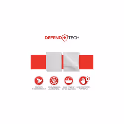 Defend Tech Interfolded Toilet Paper 417818 200 Services for Clips in Pure Cellulose with Antibacterial Packaging 2 Plies Folded Size 11x105 cm Open