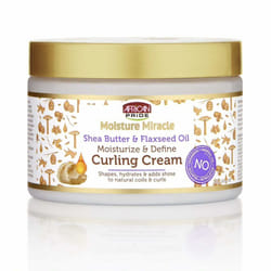 African Pride Moisture Miracle SheaButter & Flaxseed Oil Curling Cream 12oz
