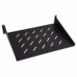 Link Accessori LKRIP350N2U, Rack shelf, Black, Steel, 20 kg, 19U, 1.7 kg