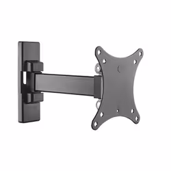 Link Accessori LKBR46, 68.6 cm (27"), 75 x 75 mm, 100 x 100 mm, -10 - 3°, Plastic, Steel, Black