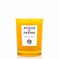 Acqua di Parma Luce di Colonia Wax Candle 200 g, Round, Yellow, Lemon, Neroli, Orange, Patchouli, Petitgrain, Vetiver, 50 h,  ...