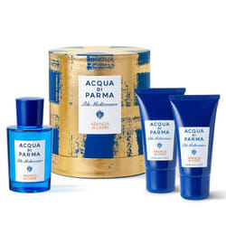 Acqua di Parma Blu Mediterraneo Arancia di Capri Gift Set Eau de Toilette 100 ml Hand and Body Wash 75 ml Hand and Body Lotion 75 ml