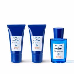 Acqua di Parma Blu Mediterraneo Arancia di Capri Gift Set Eau de Toilette 100 ml Hand and Body Wash 75 ml Hand and Body Lotion 75 ml