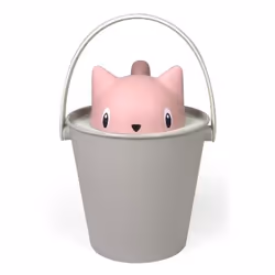United Pets Crick Pet food storage container Plastic Grey