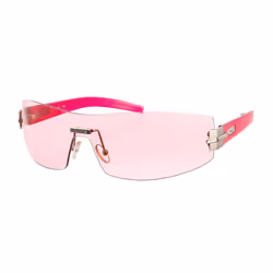 Gafas De Sol De Acetato Con Forma Rectangular Ex-69-s-ec1 Mujer - pink, UNICA