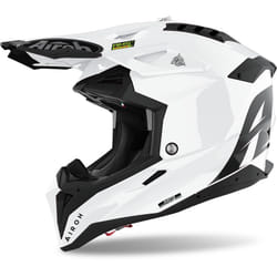 Airoh Aviator 3 Color Motocross Helmet, white, Size XL for Men
