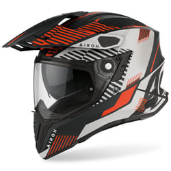 Airoh Commander Boost Motocross Helmet, black-orange, Size 2XL for Men