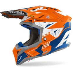 Airoh Aviator 3 Spin Motocross Helmet, orange, Size S for Men