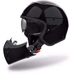 Airoh J110 Color Jet Helmet, black, Size 2XL for Men