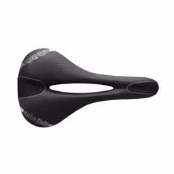 Selle Italia Man Gel Flow, Bicycle seat, Road racing, Men, Black, Monochromatic, Manganese