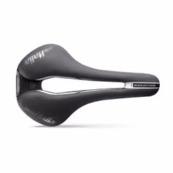 Selle Italia Flite Boost Endurance TI316 Superflow, Bicycle saddle, Road racing, Unisex, Black, Monochromatic, Flat