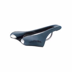 Selle Italia SLR Boost Gravel TI 316 Superflow, Bicycle saddle, Road racing, Blue, Monochromatic, Carbon fibre, Microfiber