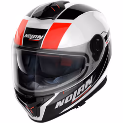 Nolan N80-8 Mandrake N-Com Helmet, black-white-red, Size 2XS 53 54 for Men