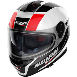 Nolan N80-8 Mandrake N-Com Helmet, black-white-red, Size 2XS 53 54 for Men