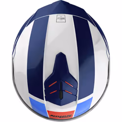 Nolan N80-8 Mandrake N-Com Helmet, white-red-blue, Size S for Men