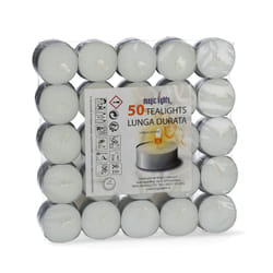 Magic Lights 8030650192017 wax candle Round White 50 pc(s)
