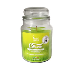Magic Lights 8030650530505 wax candle Round Citronella Green, Yellow 1 pc(s)