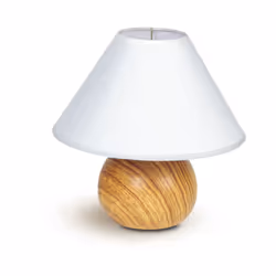 F.A.N. EUROPE Lighting I-174/01500, White, Ceramic, Wood, E14, 1 bulb(s), 40 W, Halogen