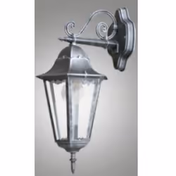 F.A.N. EUROPE Lighting LANT-FIRENZE/AP1B, Outdoor wall lighting, Silver, IP43, E27, 1 bulb(s), Halogen