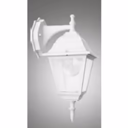F.A.N. EUROPE Lighting LANT-ROMA/AP1B BCO, Outdoor wall lighting, White, Aluminium, IP43, E27, 1 bulb(s)