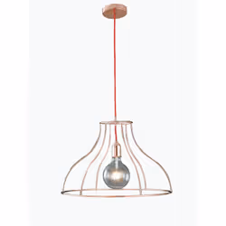 F.A.N. EUROPE Lighting I-FRIDA/S50, Hard mount, Copper, Copper, 1 bulb(s), E27, Halogen