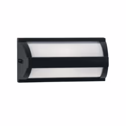 F.A.N. EUROPE Lighting I-BOSTON-AP, Surfaced, Oval, 1 bulb(s), E27, IP54, Anthracite, Black