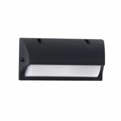 F.A.N. EUROPE Lighting I-ATLANTA-AP, Surfaced, Oval, 1 bulb(s), E27, IP54, Anthracite, Black
