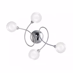 F.A.N. EUROPE Lighting I-BLOG-PL4, 4 bulb(s), G9, 3500 K, Chrome, White
