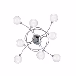 F.A.N. EUROPE Lighting I-BLOG-PL8, 8 bulb(s), G9, 3500 K, Chrome, White