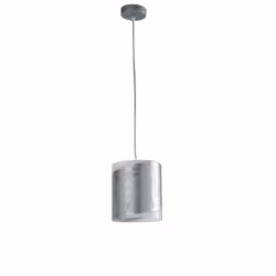F.A.N. EUROPE Lighting I-PARIS/S1 SIL, Hard mount, Silver, White, Silver, White, 1 bulb(s), E27, Halogen
