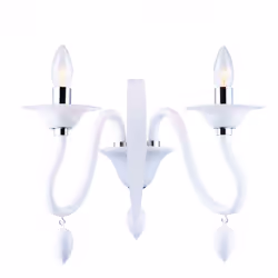 F.A.N. EUROPE Lighting I-ESTEFAN-AP2 BCO, 2 bulb(s), E14, White